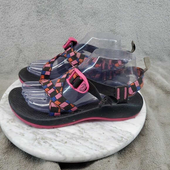 Chaco Other - Chaco Shoes Girls Size 6 Pink Synthetic Z/1 Eco Tread Sandals
